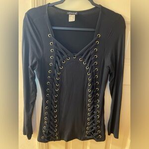 ♣️VENUS Classic Black Metal Sz M  Top♣️🕶️
